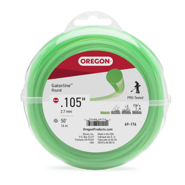 Hilo de nylon Oregon Gatorline redondo de 0,105" (2,7 mm)