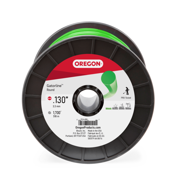 Hilo de nylon Oregon Gatorline redondo de 0,130" (3,3 mm)